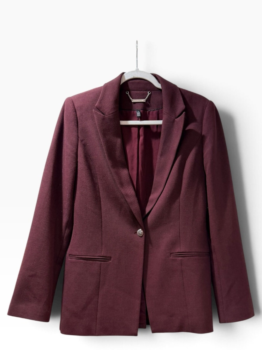 WHBM Blazer Suit Jacket Coat Women's Size 6 White House Black Market